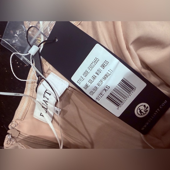 Elliatt Solara Strapless Midi Dress in Pink Floral Size XS NWT - Picture 6 of 6